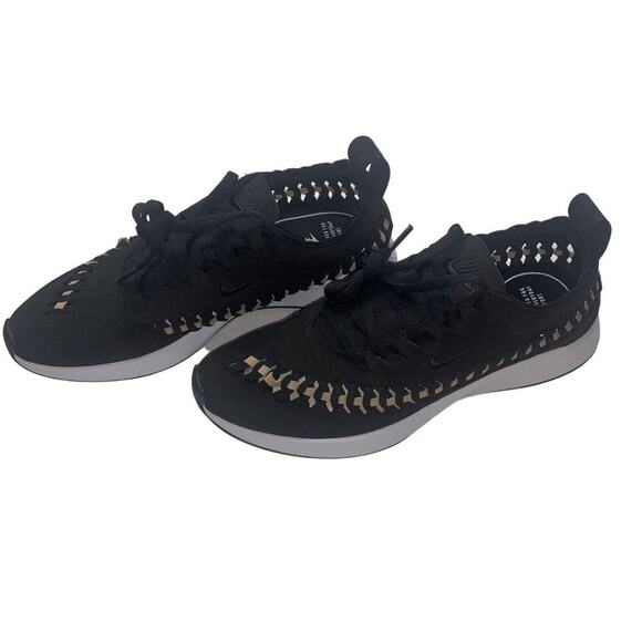 NIKE‎ Women's Dualtone Racer Woven Black/Tan Size 6 - Picture 3 of 14